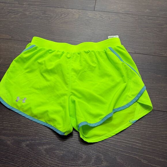 Under Armour women’s XS Yellow Vibrant Athletic Shorts - Picture 1 of 4